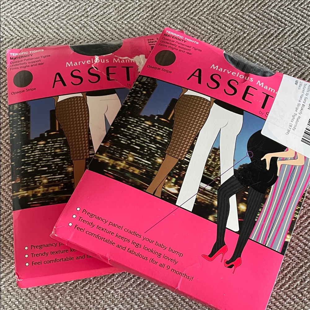 Assets by Sara Blakely Marvelous Mama Maternity Tights NEW!